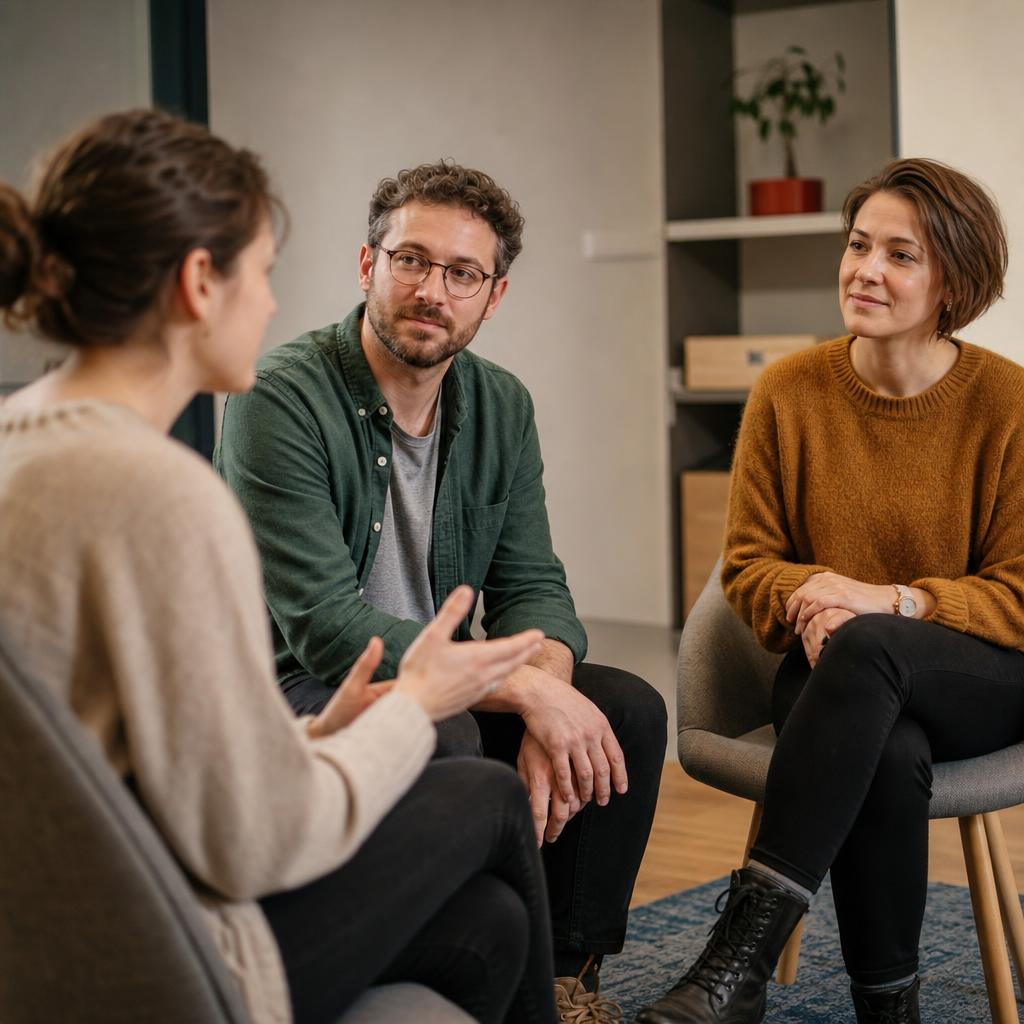 Kollegiale Supervision – Team in unterstützendem Reflexionsgespräch